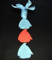 Birth Announcement 3 Sailboats